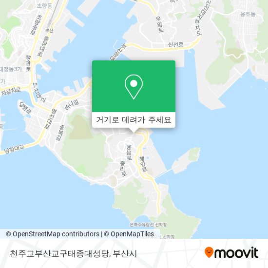 천주교부산교구태종대성당 지도