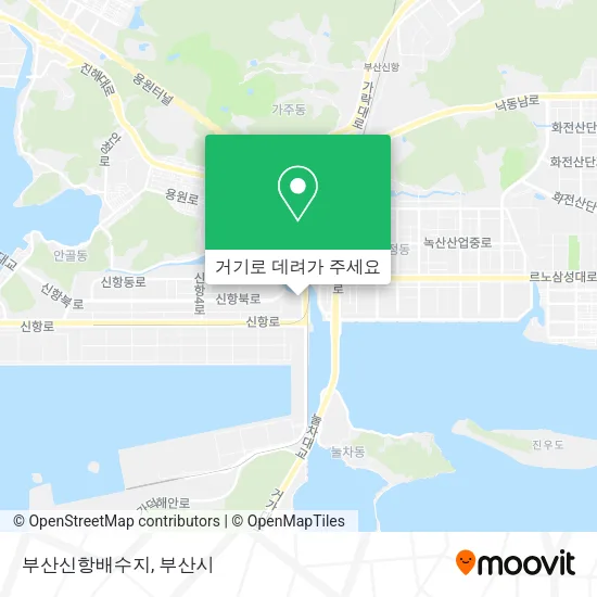 부산신항배수지 지도
