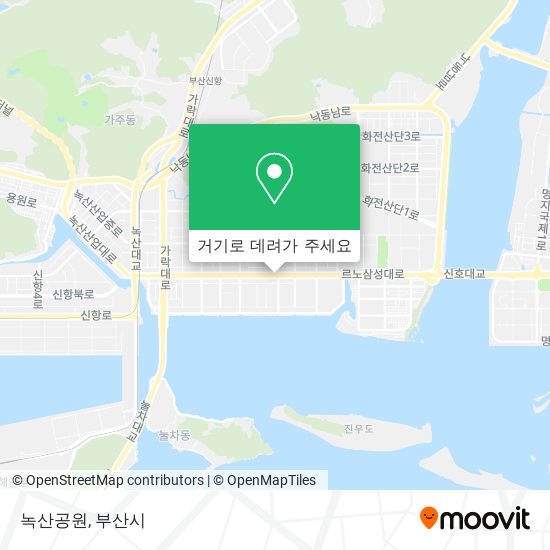녹산공원 지도