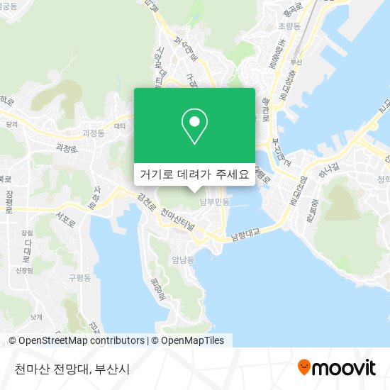 천마산 전망대 지도