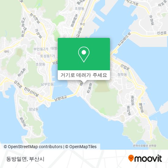 동방밀면 지도