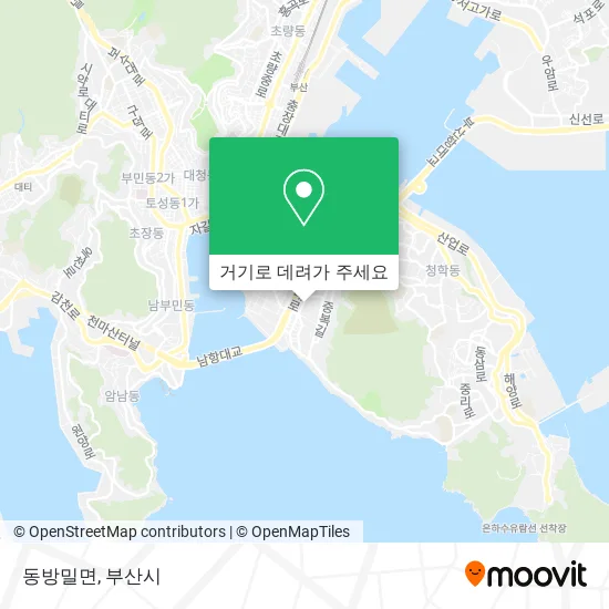 동방밀면 지도