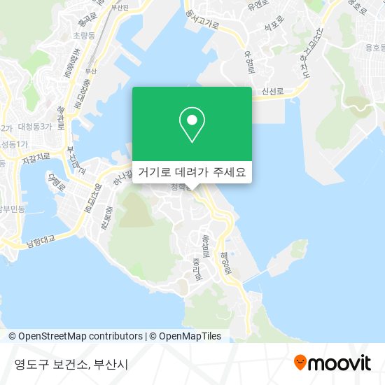 영도구 보건소 지도