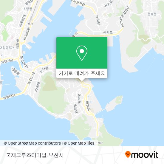 국제크루즈터미널 지도