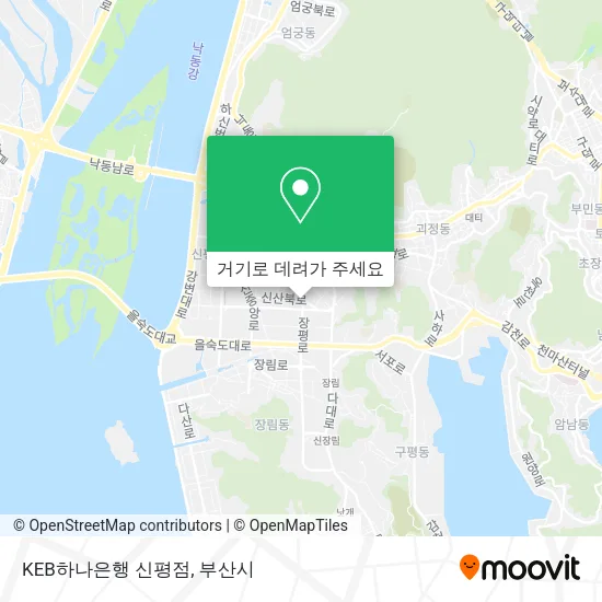KEB하나은행  신평점 지도