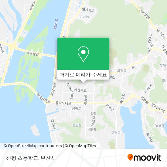 신평 초등학교 지도