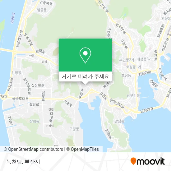 녹천탕 지도
