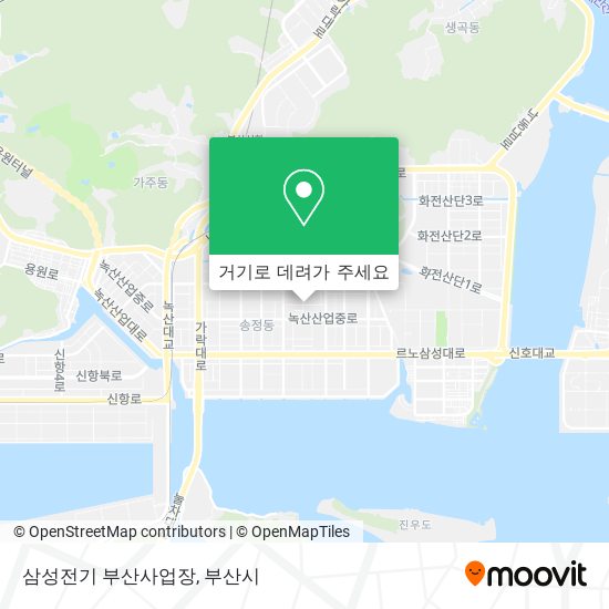 삼성전기 부산사업장 지도