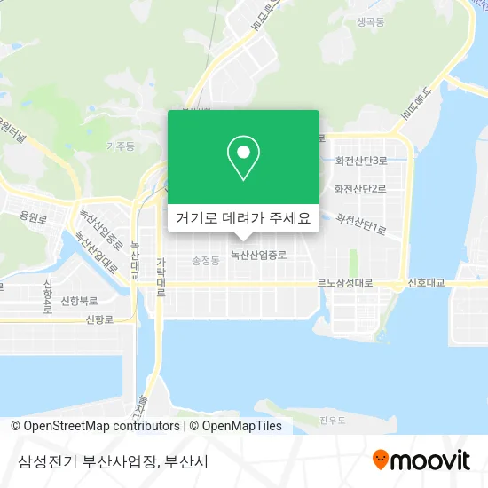 삼성전기 부산사업장 지도