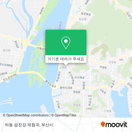 하동 섬진강 재첩국 지도