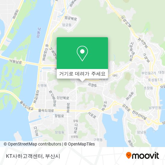 KT사하고객센터 지도