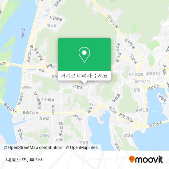 내호냉면 지도
