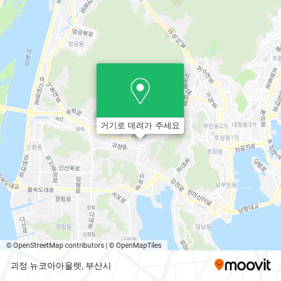 괴정 뉴코아아울렛 지도