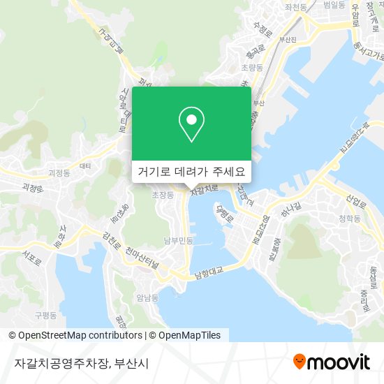 자갈치공영주차장 지도