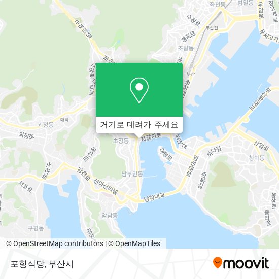 포항식당 지도