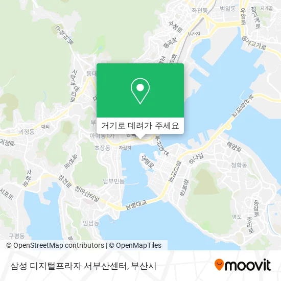 삼성 디지털프라자 서부산센터 지도