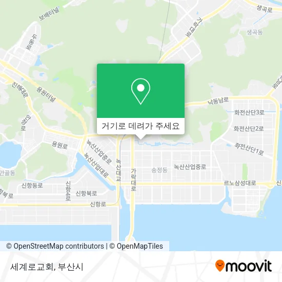 세계로교회 지도