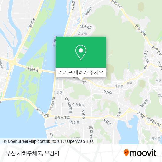 부산 사하우체국 지도
