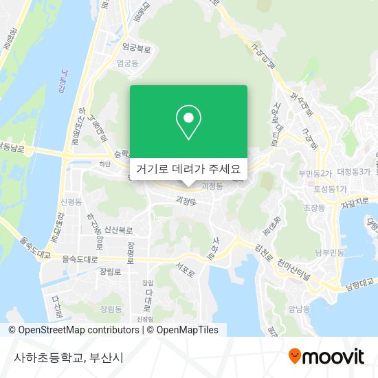 사하초등학교 지도