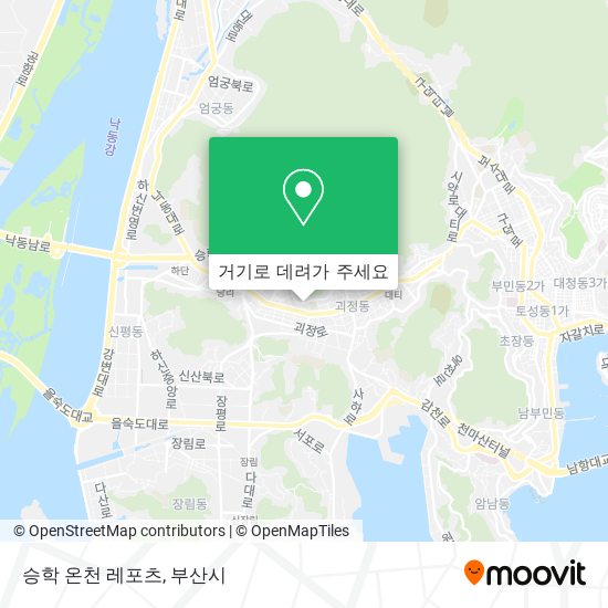 승학 온천 레포츠 지도