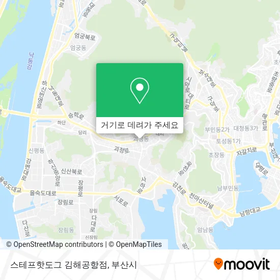 스테프핫도그 김해공항점 지도