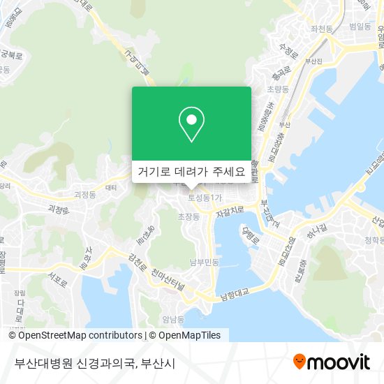 부산대병원 신경과의국 지도