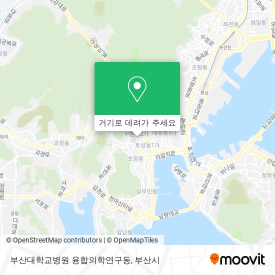 부산대학교병원 융합의학연구동 지도