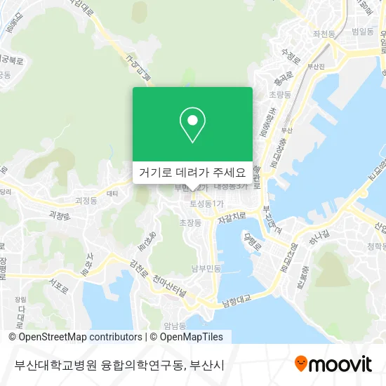 부산대학교병원 융합의학연구동 지도