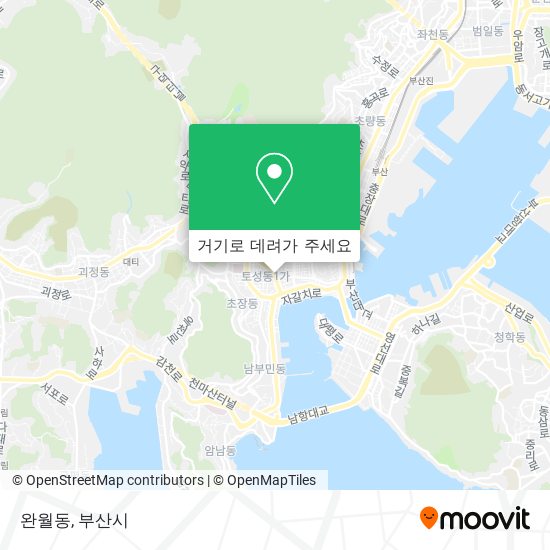 완월동 지도