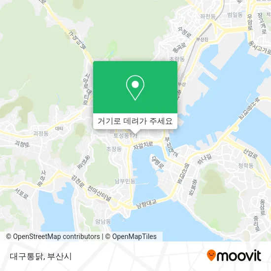 대구통닭 지도