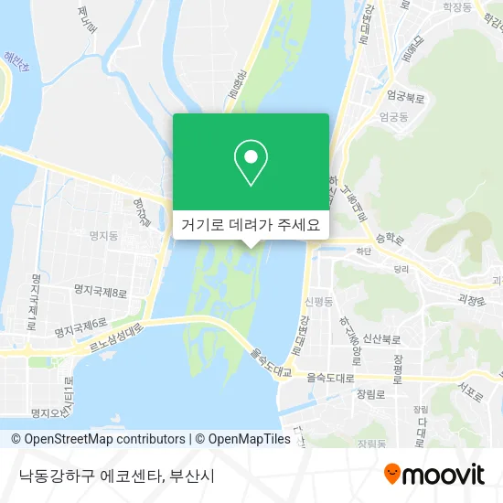 낙동강하구 에코센타 지도