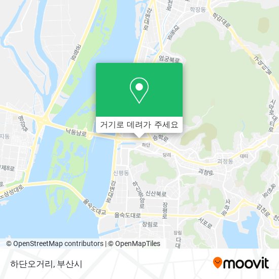하단오거리 지도