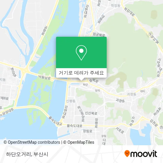 하단오거리 지도