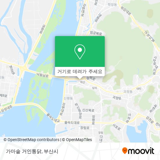 가마솥 거인통닭 지도