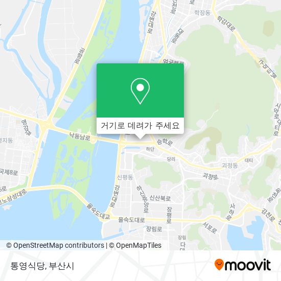 통영식당 지도