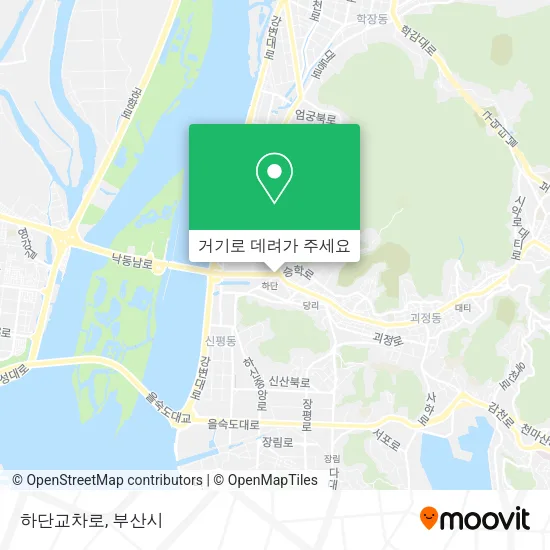 하단교차로 지도