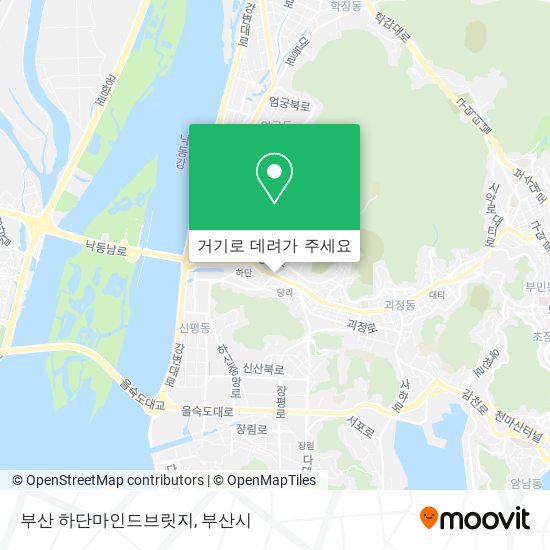 부산 하단마인드브릿지 지도