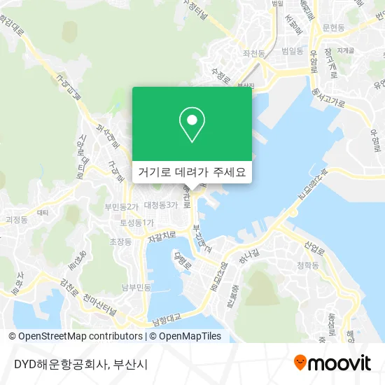 DYD해운항공회사 지도