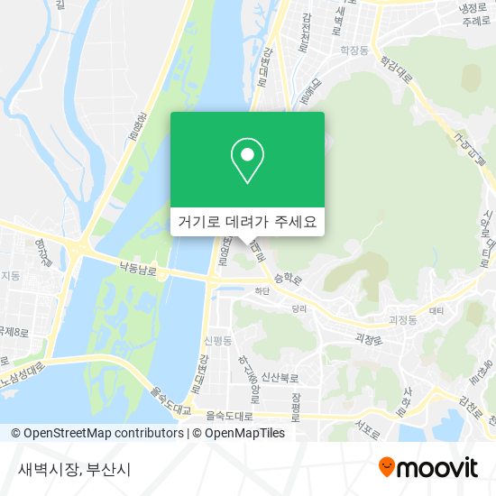 새벽시장 지도