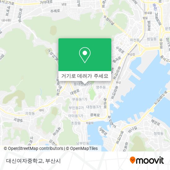 대신여자중학교 지도