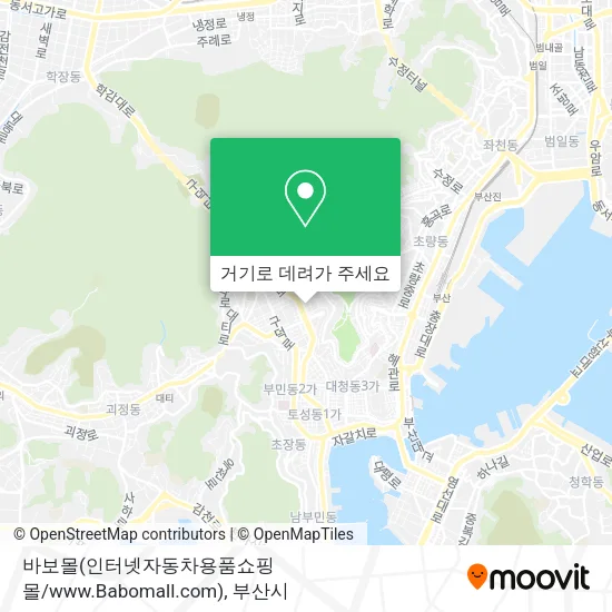 바보몰(인터넷자동차용품쇼핑몰 / www.Babomall.com) 지도