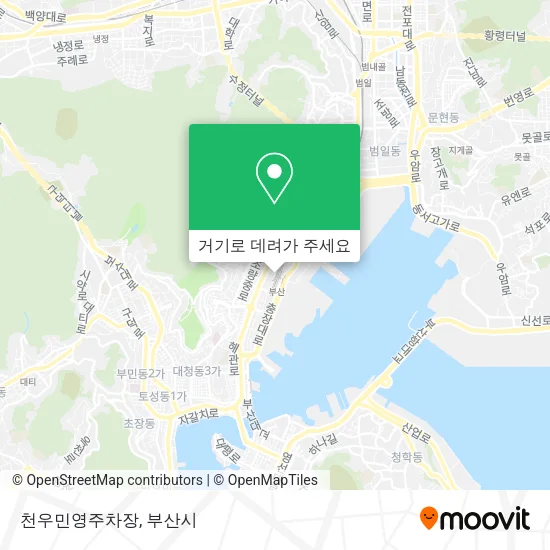 천우민영주차장 지도
