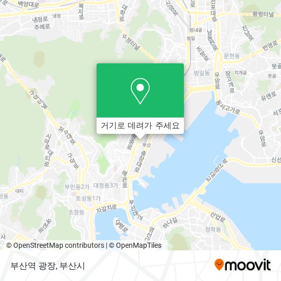부산역 광장 지도