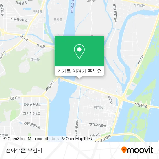 순아수문 지도