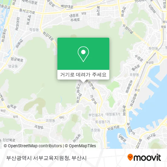 부산광역시 서부교육지원청 지도