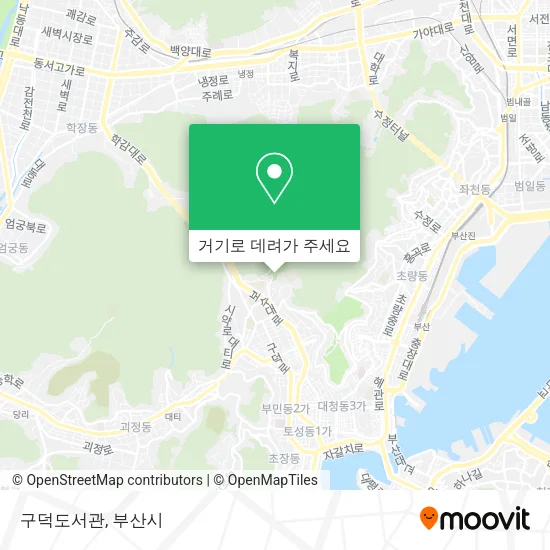 구덕도서관 지도