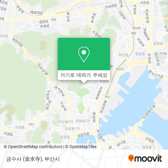 금수사 (金水寺) 지도