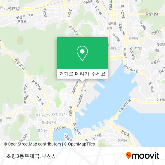 초량3동우체국 지도