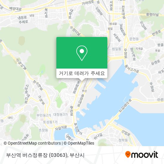 부산역 버스정류장 (03063) 지도