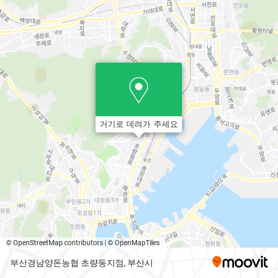 부산경남양돈농협 초량동지점 지도